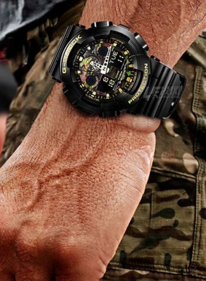 شوك ساعة جي شوك كاموفلاج للرجال GA-100CF-1A9 - Image 3